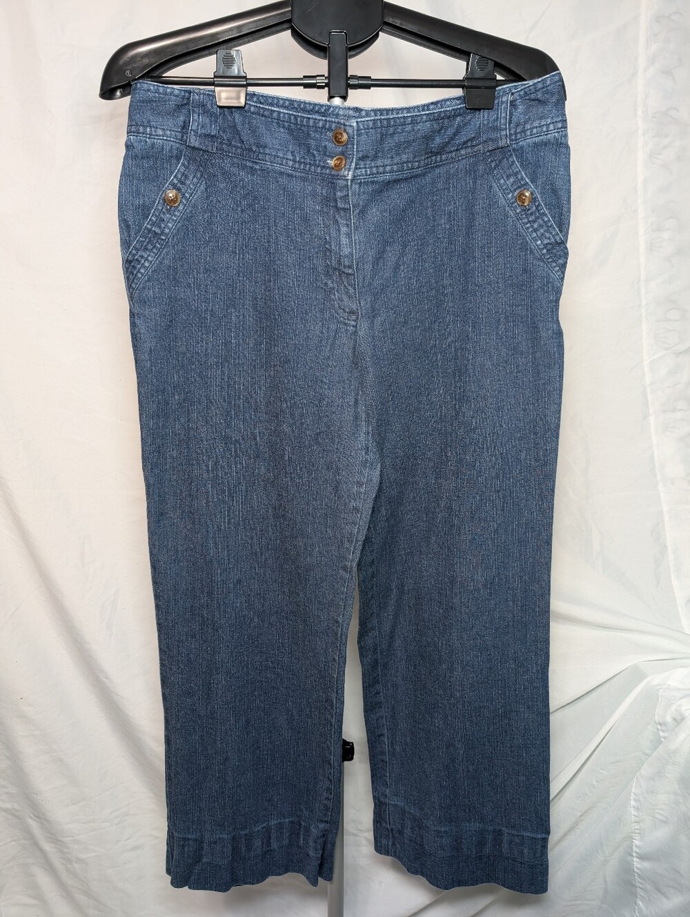 Karen Brooks Denim Capris, Size L